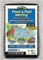 Dalen pond netting assembly over a pond for quick setup