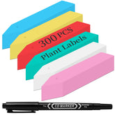 Dalzom 300Pcs plant labels with marker pen for durable outdoor labeling