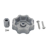 Danco Outdoor Faucet Handle round wheel replaces worn spigot handles for a secure grip.