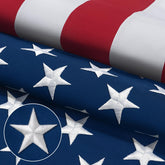 DANF FLAG American flag 3x5 for outdoor display with weather-ready durability.