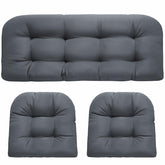 DANGHOOGY loveseat cushion with tufted design for outdoor comfort