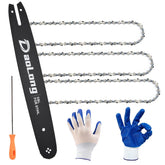 DAOLONG 16-inch bar and chain combo for fast, precise cuts.