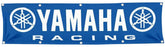 DAOOPS Yamaha banner flag front view for ATV and motorcycle racing, high visibility