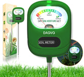 DAQVQ soil moisture meter with large screen for easy readings indoors and outdoors