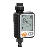 Dardarouxiao Sprinkler Timer with a large 3.3-inch LCD display for easy scheduling.