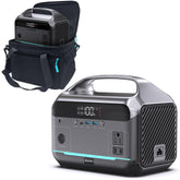 DARAN NEO300L power station front view with dual outlets for backup power.