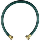 Darnassus garden hose with brass fittings close-up showing leak-proof seal.