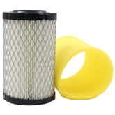 DASARYA air filter element with yellow pre-filter improving airflow.