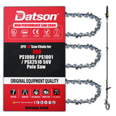 DatsenAAA 10-inch pole saw chain for EGO PS1000, smooth cutting and reliable performance.