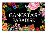 DAYLIPILLOW gangsta's paradise flower doormat enhances curb appeal and welcomes guests.