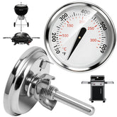 DcYourHome Weber grill lid thermometer displays precise readings for consistent grilling.