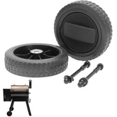 DcYourHome Traeger wheel 7in HDW332 close-up for smooth patio mobility.