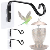 DECOHS window bird feeder hanger with traceless adhesive for secure, damage-free mounting.