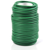 Decoroca soft plant ties in use unrolled green for garden support