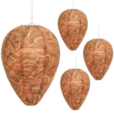 Decyool 4-pack wasp nest decoy with 8.5 inch diameter to deter hornets