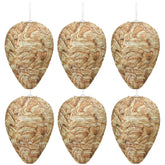 DECYOOL Wasp Nest Decoy hanging outdoors deters wasps