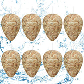 DECYOOL brown wasp nest decoy, 8-pack, outdoor ready for deterrence.