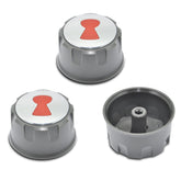 DEEKOOL 69893 front-mounted grill knobs, precise replacement for Weber Spirit.