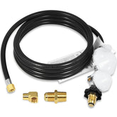 Deekool 12ft propane hose with regulator assembly for safe outdoor heating setups