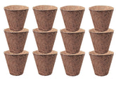 Deepthi 3-Inch coco coir pots for seedling start indoors, promoting healthy roots.