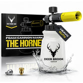 Deer Brook Shop Hornet Foam Cannon front view shows durable construction for long-lasting use