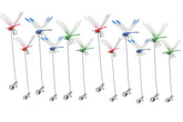 Defemim Dragonfly Clip Pack: decorative flying clips deter garden pests.