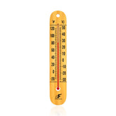 Defull large 10.5-inch vertical wood thermometer for indoor and outdoor visibility