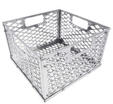 DELSbbq charcoal basket on grill delivers steady heat for versatile cooking.