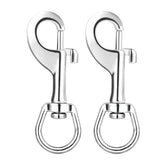 DELSWIN flag clips swivel 3.5in closeup demonstrating tangle-free rotation.