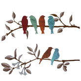 Demissle 2-bird wall art on branch adds natural charm to interiors