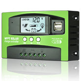Depvko 60A MPPT controller display shows real-time charging status and battery data