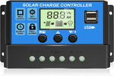 Depvko upgraded 30A controller front view showing compact design