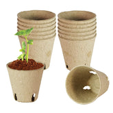 DESKEMAI peat pots top view for easy seedling starting