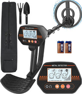 DetectTrek kids metal detector front view for beginner treasure hunts.
