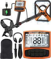 DetectTrek M55 offers a rechargeable-battery for extended hunting sessions.