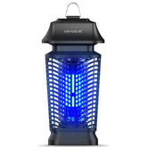 DEVOGUE Electric Bug Zapper with blue violet light for effective outdoor insect attraction.