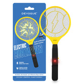 DEVOGUE electric fly swatter racket with compact design for quick indoor use.