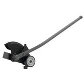 DEWALT head edger attachment in steel with 7.5-inch edge for clean lawn borders.