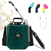 Dewoterea battery powered garden sprayer with telescopic handle for tall plants