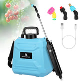 Dewoterea 2-gallon battery-powered sprayer for easy lawn coverage