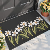 DEXI front door mat for outdoor entrance provides welcoming style and dirt protection.