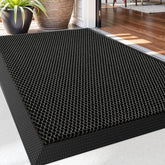 DEXI front door mat outdoor entrance captures dirt to keep floors clean