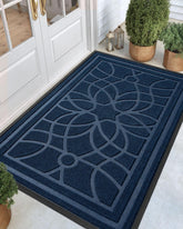 DEXI front door mat at outside entrance traps dirt to keep entry clean