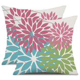 DFXSZ outdoor pillow cover pink geometric pattern for patio decor and fresh spring vibes.