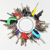 DHEISHA 60-piece heavy equipment keys master set for universal ignition access.