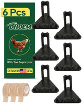 DHOEM Bumble Foot Splint Pack supports natural foot alignment for chickens