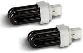 Diamondus replacement bulb for Dynatrap 41050 showing exterior bulb glow for outdoor use