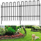 DIAOZAIT 26-panel no-dig fence panel securing yard and deterring dog digging