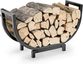 Dicasser 24inch firewood rack frame displaying organized logs
