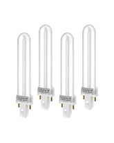 Dichroma 21050 9W bulb front view for Dynatrap attracts flying pests.